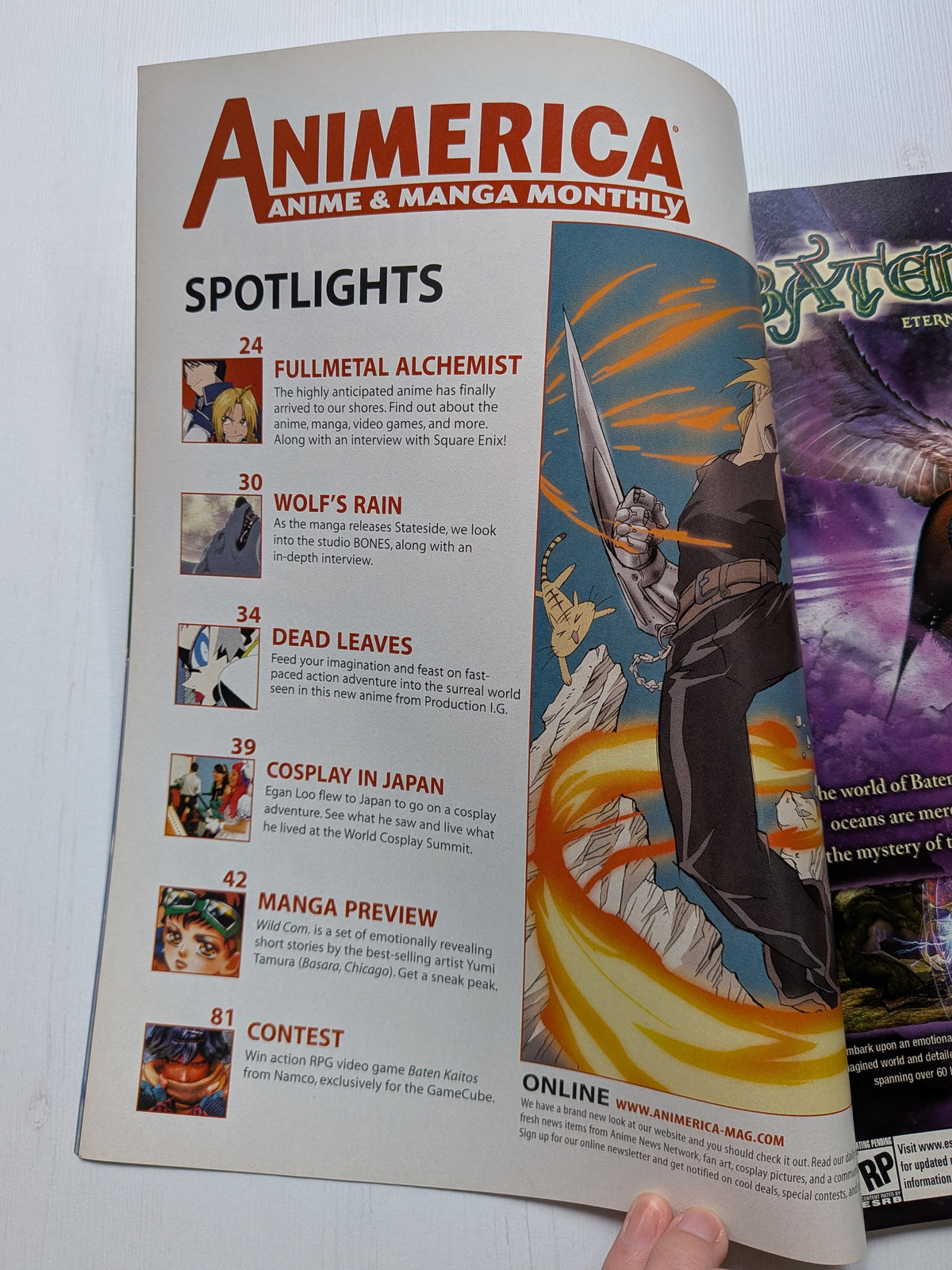 Animerica Vol. 12 No. 11 - Nov 2004 - Full Metal Alchemist Cover