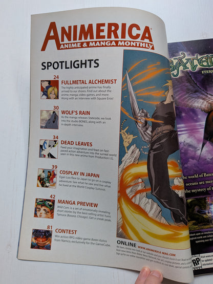 Animerica Vol. 12 No. 11 - Nov 2004 - Full Metal Alchemist Cover