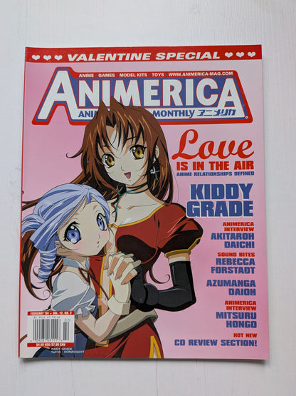 Animerica Vol. 12 No. 2 Feb 2004 - Kiddy Grade Cover - Anime/Manga Magazine