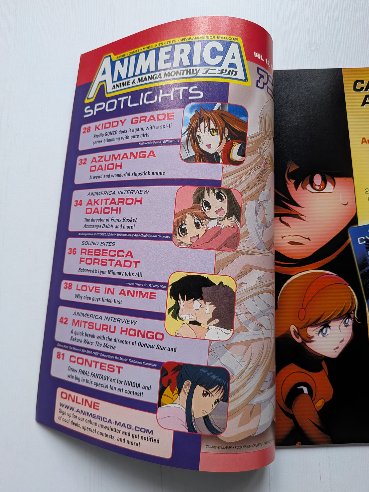 Animerica Vol. 12 No. 2 Feb 2004 - Kiddy Grade Cover - Anime/Manga Magazine