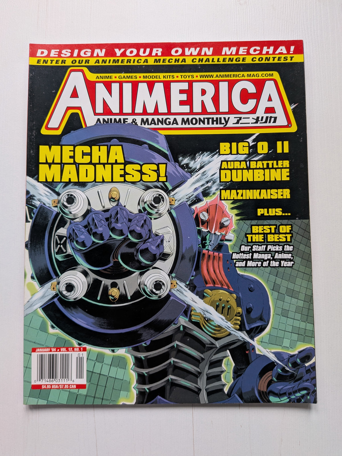 Animerica Vol. 12 No. 1 Jan 2004 - Mecha Madness Special - Anime/Manga Magazine