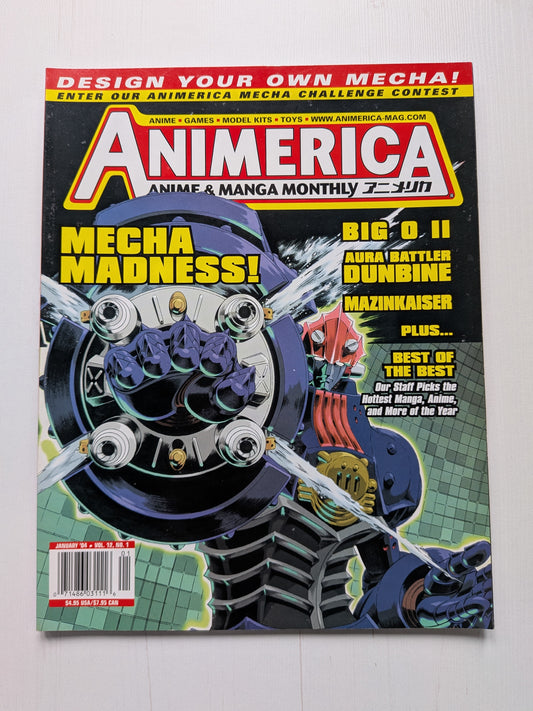 Animerica Vol. 12 No. 1 Jan 2004 - Mecha Madness Special - Anime/Manga Magazine