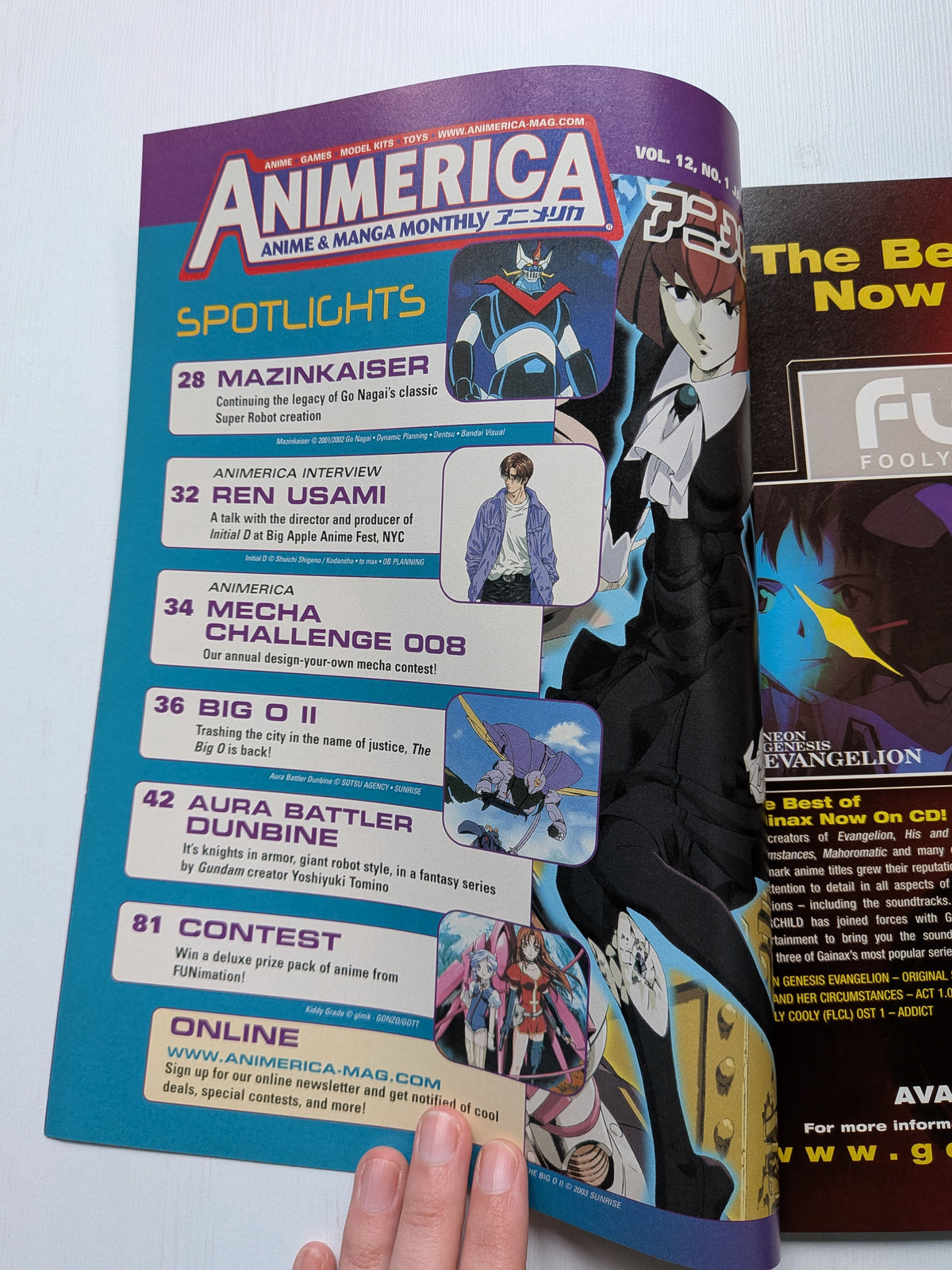 Animerica Vol. 12 No. 1 Jan 2004 - Mecha Madness Special - Anime/Manga Magazine