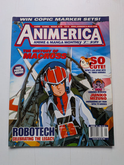 Animerica Vol. 11 No. 1 - Jan 2003 - Macross Cover - Anime/Manga Magazine