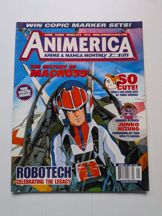 Animerica Vol. 11 No. 1 - Jan 2003 - Macross Cover - Anime/Manga Magazine