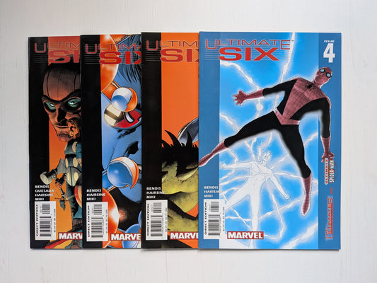 Ultimate Six #1-4 Comic Bundle - 2003 - Marvel Comic Books