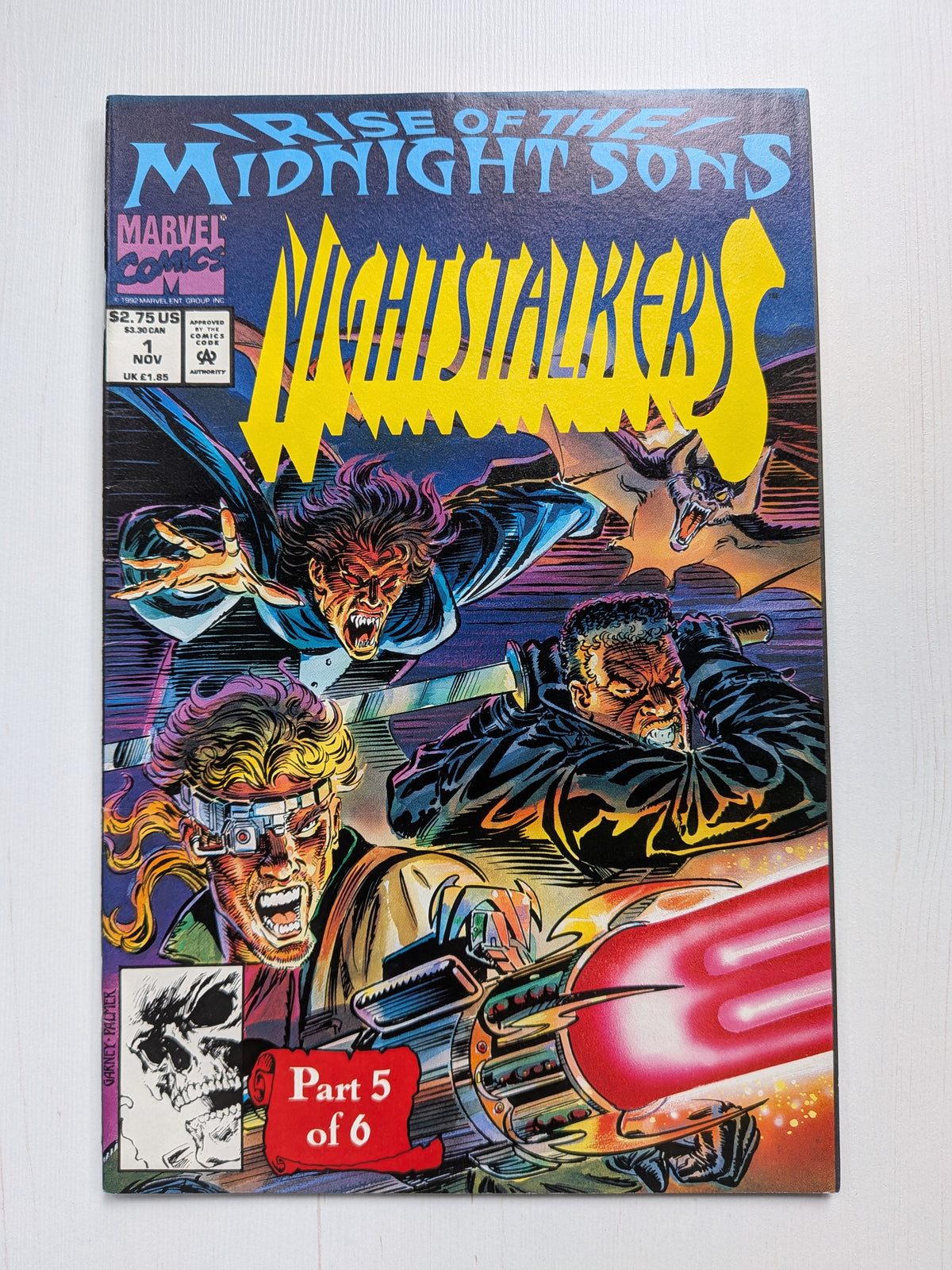 Nightstalkers #1 - First Nightstalkers Solo Series - 1992 - Marvel Comic Book