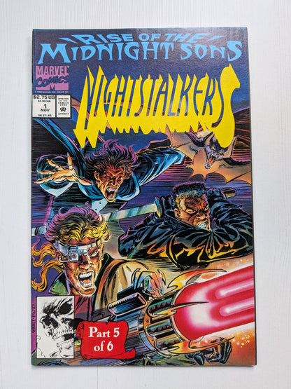 Nightstalkers #1 - First Nightstalkers Solo Series - 1992 - Marvel Comic Book