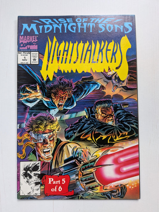 Nightstalkers #1 - First Nightstalkers Solo Series - 1992 - Marvel Comic Book