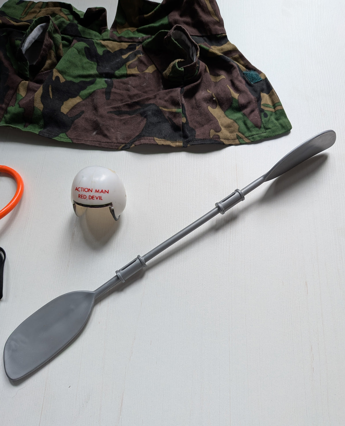 Vintage Action Man Accessories Bundle x4 - Includes Red Devil Helmet