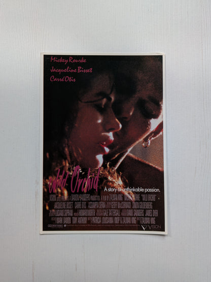 Wild Orchid 1989 Romantic Drama Movie Postcard