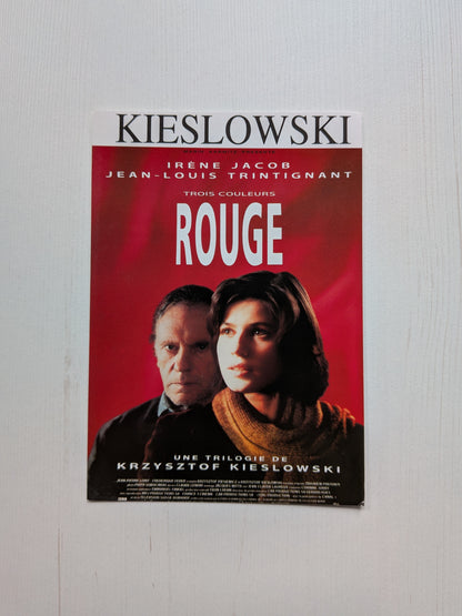 Three Colours: Red 1994 French/Polish Movie Promo Postcard