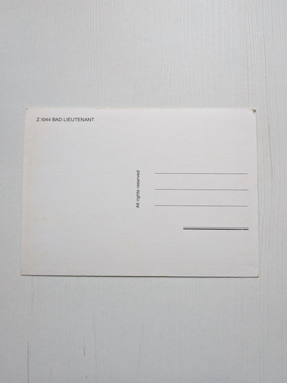 Bad Lieutenant 1992 Harvey Keitel Movie Promo Postcard