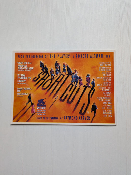 Vintage Short Cuts 1993 Comedy/Drama Movie Cinema Release Promo Postcard