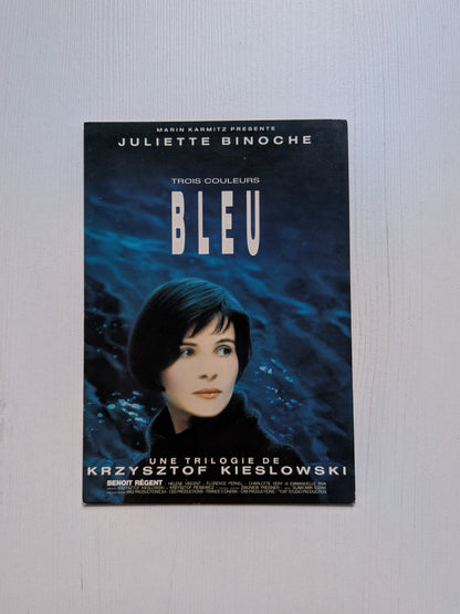 Three Colours: Blue 1993 French/Polish Movie Promo Postcard