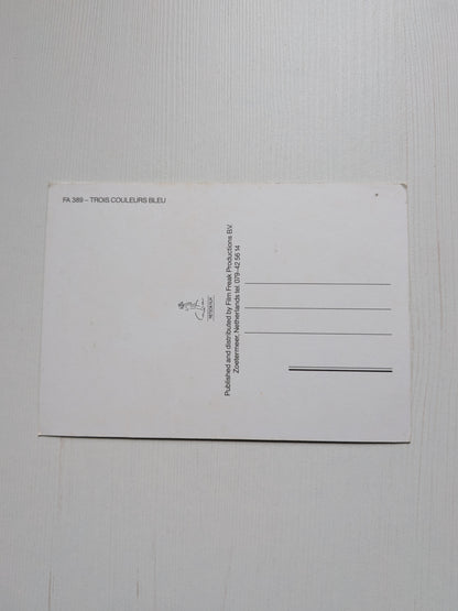 Three Colours: Blue 1993 French/Polish Movie Promo Postcard