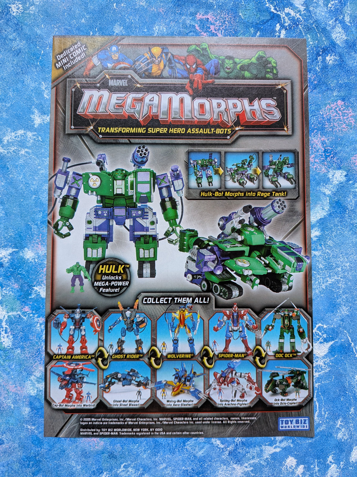 Marvel Megamorphs 2005 Toy Biz Worldwide Advertisement - See Details