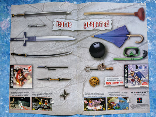 Bushido Blade 2/Brave Fencer Musashi 1998 Playstation Advert - See Details