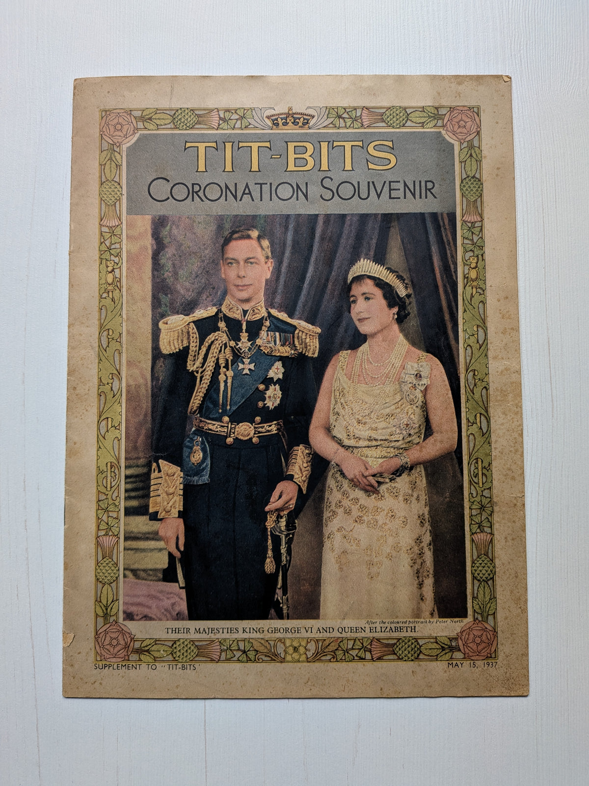 Tit-Bits Coronation Souvenir Magazine - King George VI and Queen Elizabeth, 1937