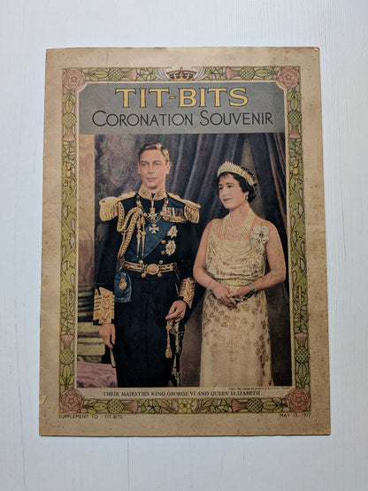 Tit-Bits Coronation Souvenir Magazine - King George VI and Queen Elizabeth, 1937