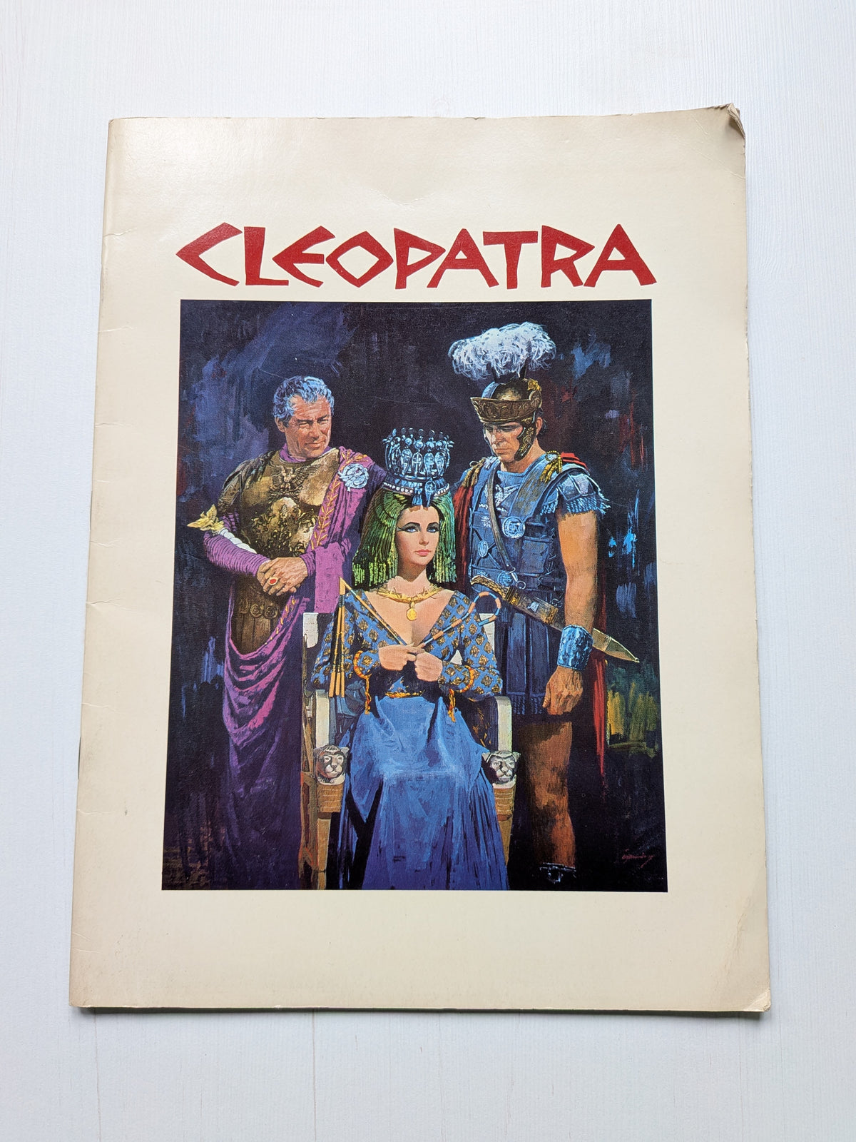 Cleopatra Elizabeth Taylor Movie Film Souvenir Programme - 1963