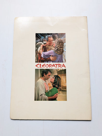 Cleopatra Elizabeth Taylor Movie Film Souvenir Programme - 1963