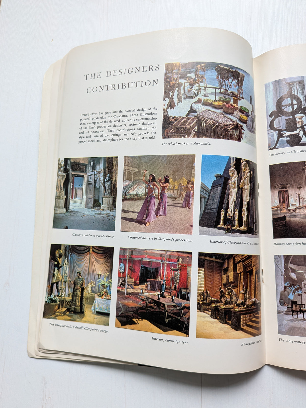 Cleopatra Elizabeth Taylor Movie Film Souvenir Programme - 1963