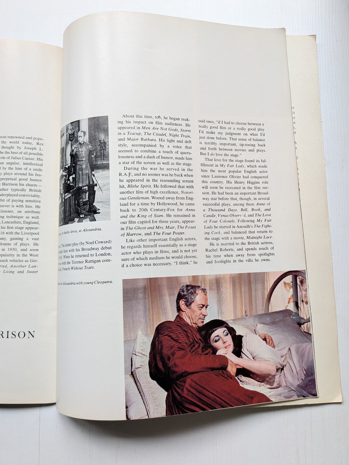 Cleopatra Elizabeth Taylor Movie Film Souvenir Programme - 1963