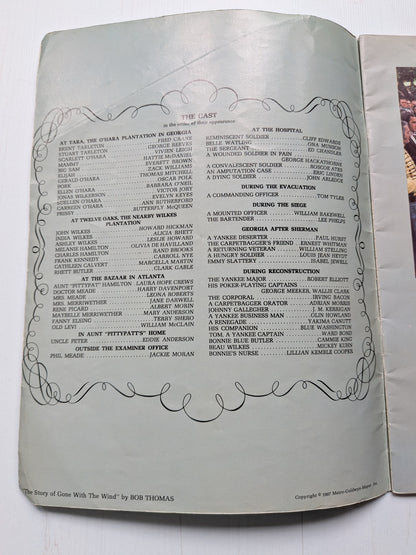 The Story of Gone With The Wind by Bob Thomas Film Programme - 1967