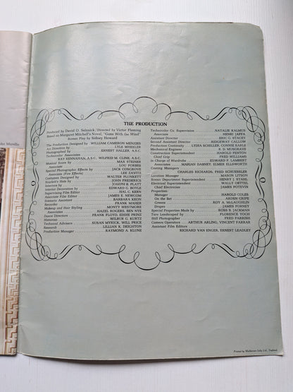The Story of Gone With The Wind by Bob Thomas Film Programme - 1967