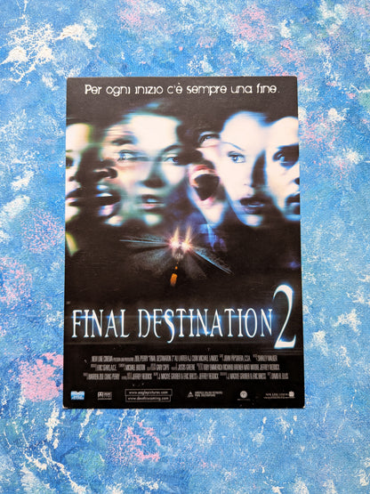 Final Destination 2 2003 Horror Movie Italian Cinema Release Promo Flyer