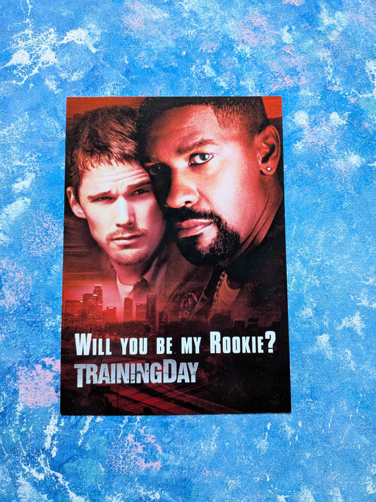 Training Day 2001 Denzel Washington/Ethan Hawke Movie Dutch Postcard