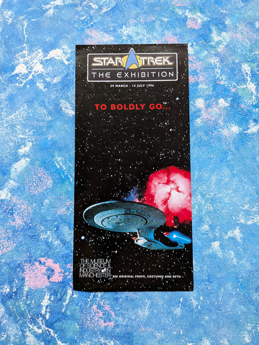 Star Trek The Exhibition Flyer 1996 - Science & Industry Museum Manchester