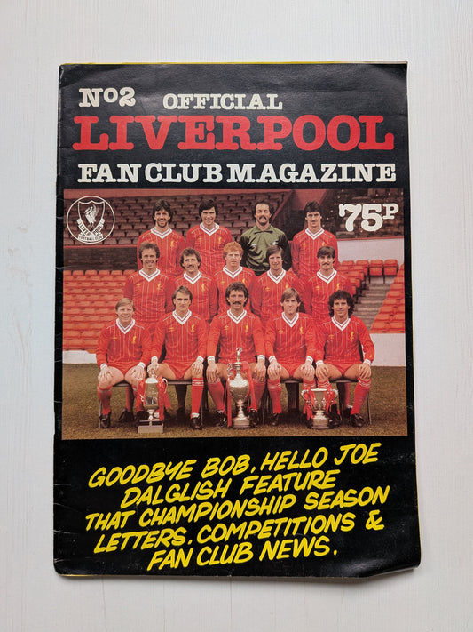 Official Liverpool Fan Club Magazine No. 2 - 1982-83 Season