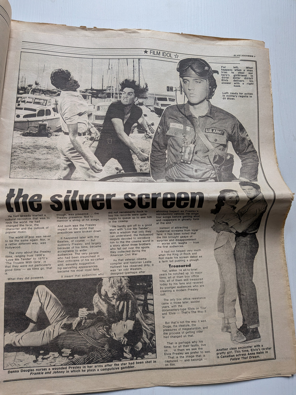 Vintage Birmingham Evening Mail Elvis Presley Souvenir Newspaper - 1980s