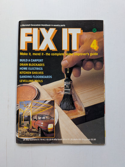 Fix It Issue 4 - 1983 - Marshall Cavendish Ltd - Vintage DIY Magazine