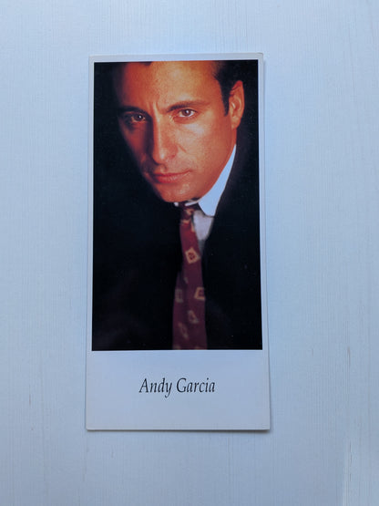 Vintage Andy Garcia Belgian Promotional Postcard - 1990s