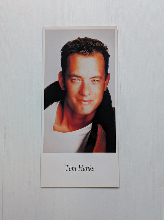 Vintage Tom Hanks Belgian Promotional Postcard - 1990s