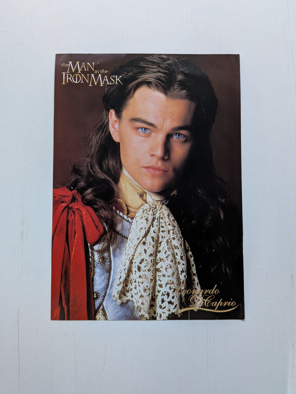 The Man In The Iron Mask 1998 Leonardo Dicaprio Movie Promo Flyer