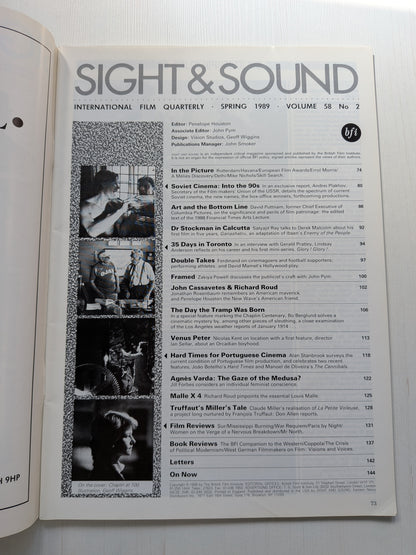 Sight & Sound International Film Quarterly - Spring 1989 - Charlie Chaplin Cover