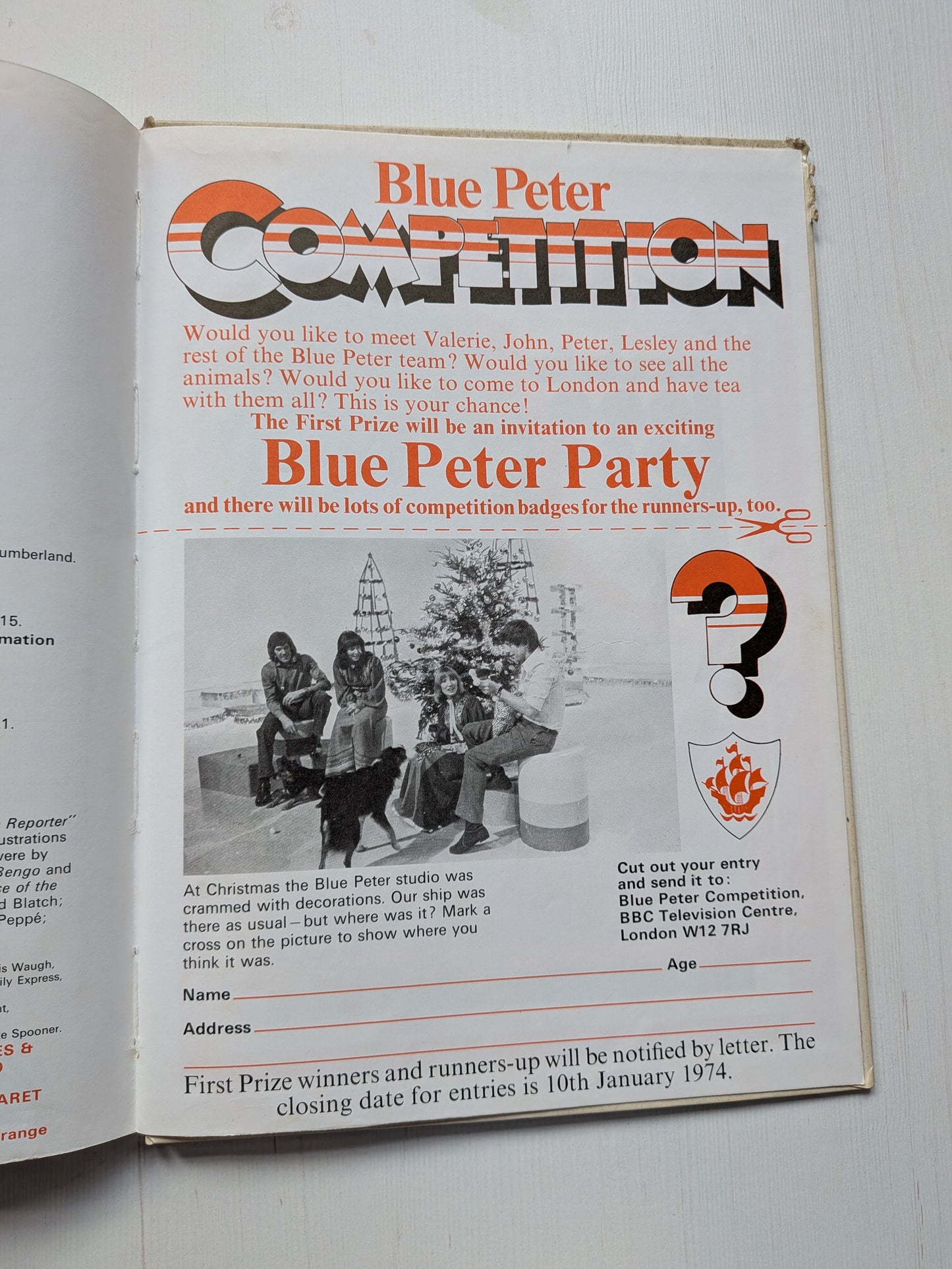 Blue Peter Tenth Book -1973 - BBC Books