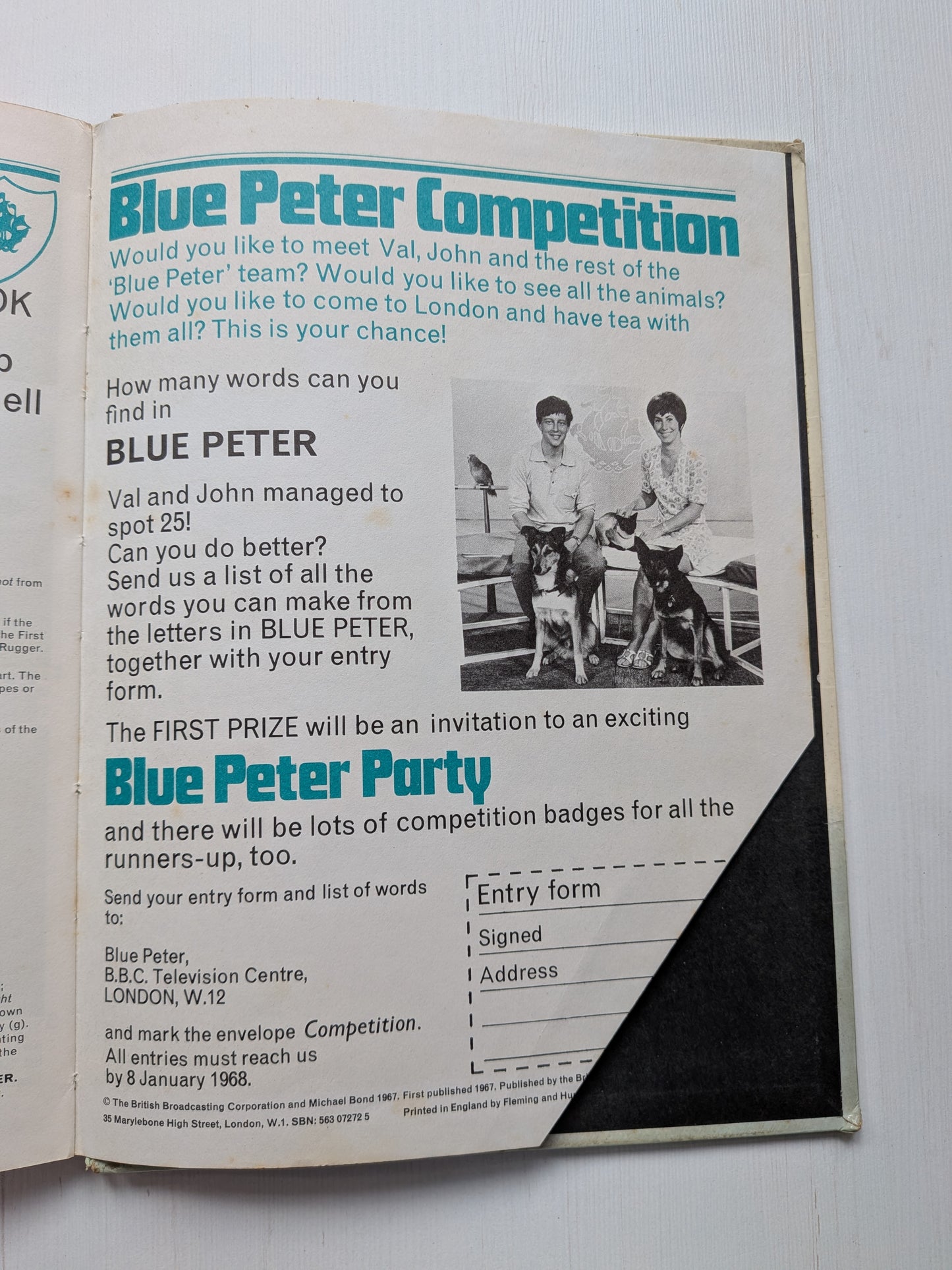 Blue Peter Fourth Book - 1967 - BBC Books