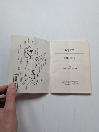 Vintage I-Spy Dogs Booklet - 1966 - The Dickens Press