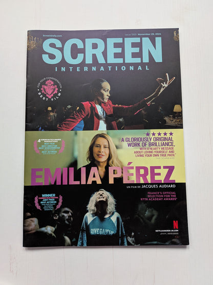 Screen International Issue 1959 - November 29 2024 - Emilia Perez Cover