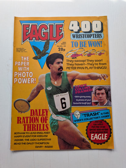 Vintage Eagle Comic No. 3 10th April 1982 - Daley Thompson Cover