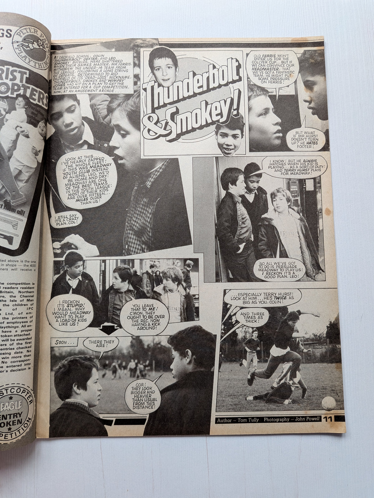 Vintage Eagle Comic No. 3 10th April 1982 - Daley Thompson Cover