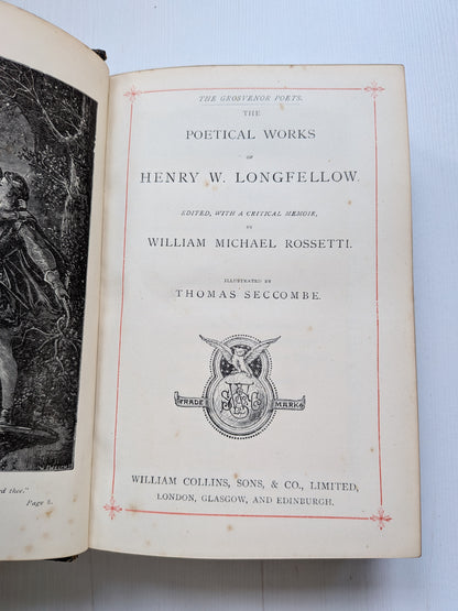 The Poetical Works of Henry W. Longfellow - William Collins - 1880s Approx