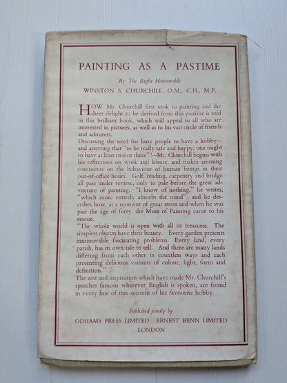 Painting As A Pastime by Winston Churchill - 1st Edition, 1948, Odhams Press Ltd