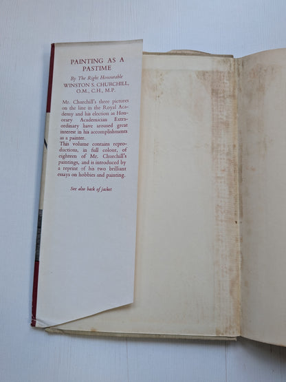 Painting As A Pastime by Winston Churchill - 1st Edition, 1948, Odhams Press Ltd