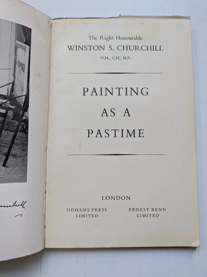 Painting As A Pastime by Winston Churchill - 1st Edition, 1948, Odhams Press Ltd